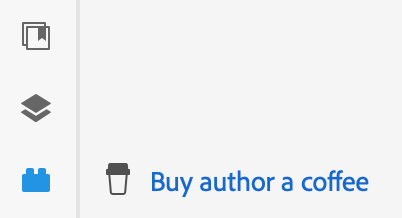Buy author a coffeeリンク見た目 画像